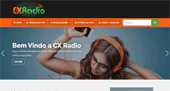 Desktop Screenshot of cxradio.com.br