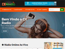 Tablet Screenshot of cxradio.com.br